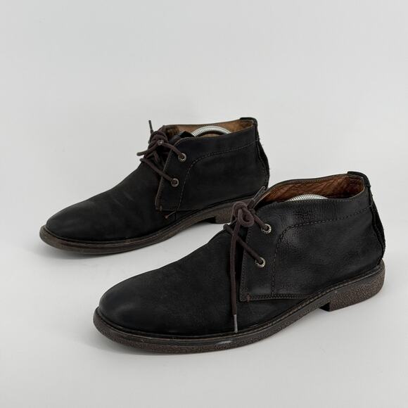Lucky Brand Mason Mens Chukka Boots Size 10M Suede Leather Lace Up Classic Fall - Picture 2 of 8